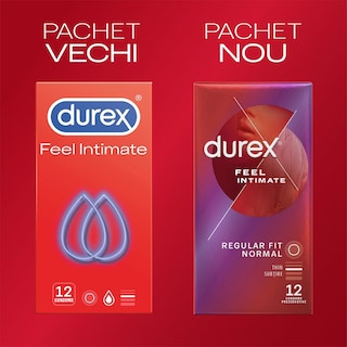 Durex | Prezervative Feel Intimate, 12 buc.