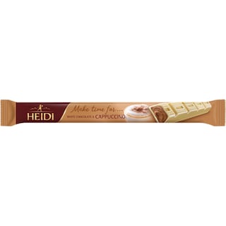 Heidi | Baton de ciocolata alba cu crema de cappuccino 37g
