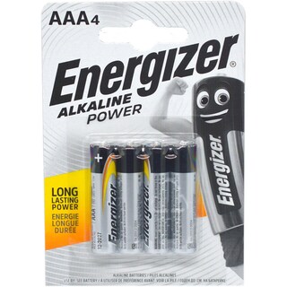 Energizer | Baterii alcaline AAA 4 bucati