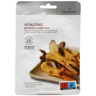 Beauugreen | Masca tip servetel revitalizanta cu ginseng rosu 23ml