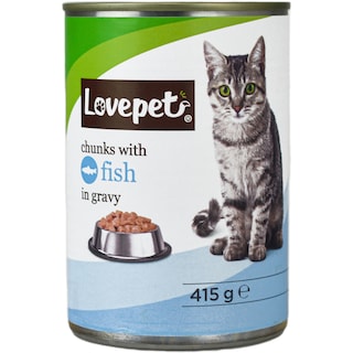 Lovepet | Hrana umeda pentru pisici, cu peste in sos 415g
