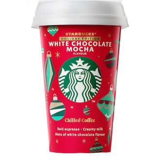 Starbucks | Bautura din lapte cu cafea si aroma de ciocolata alba. 220ml