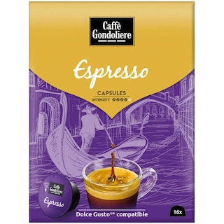 Caffe Gondoliere | Cafea Espresso, 16 capsule