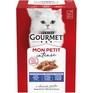 Gourmet | Mon Petit | Hrana umeda pentru pisici cu somon 6x50g