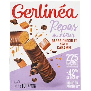 Gerlinea | Batoane cu ciocolata cu aroma de caramel 310g
