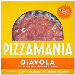 Pizza Mania | Pizza artizanala precoapta Diavola 440g