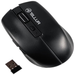Tellur | Mouse fara fir, silentios, negru