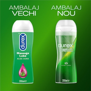 Durex | Play | Gel lubrifiant pe baza de apa cu aloe vera  200ml