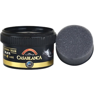 Crema solida pentru pantofi, neagra 50ml