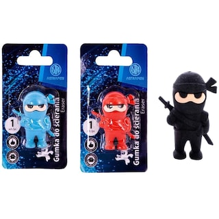 Astra | Radiera figurina Ninj, 4,5 cm, 1 bucata, diverse culori