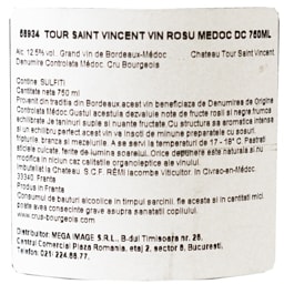 Tour Saint Vincent | Vin rosu Medoc 0.75L