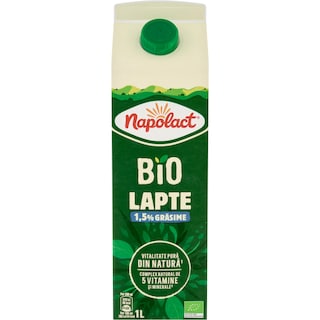 Napolact Bio | Lapte 1.5% grasime 1L
