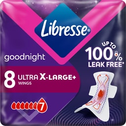 Libresse | Absorbante Goodnight XL, 8 bucati