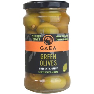 Gaea | Masline verzi umplute cu migdale 295g