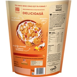 Fitness | Fulgi de cereale integrale cu fructe deshidratate 425g
