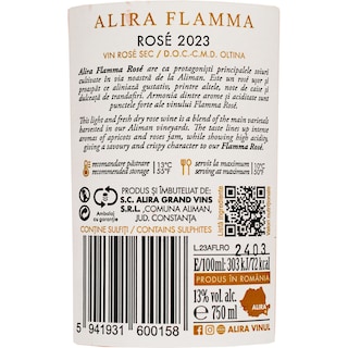 Alira | Flamma | Vin roze sec 0.75L