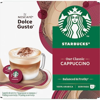 Starbucks | Cafea Cappuccino, 2x6 capsule