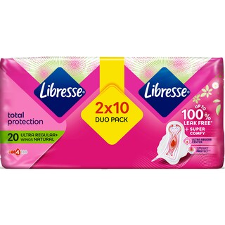 Libresse | Ultra | Absorbante Ultra+ Natural 20 bucati