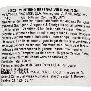 Montinho Sao Miguel | Vin rosu  0.75L