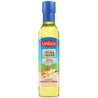 Unisol | Ulei cu aroma de vanilie si migdale 250ml