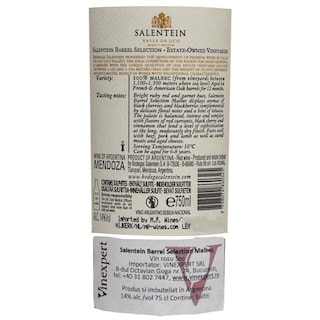 Salentein | Vin rosu sec Barrel Selection Malbec 0.75L