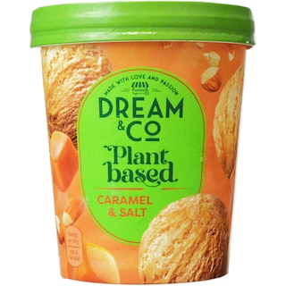 Dream&Co | Inghetata vegana cu migdale si caramel sarat 250g