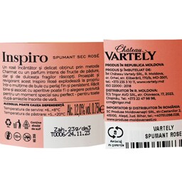 Vartely | Inspiro | Spumant rose sec  0.75L