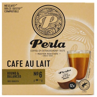 Perla | Cafea Café au Lait 12x9.5g
