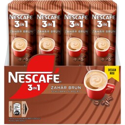 Nescafe | 3in1 | Preparat pe baza de cafea instant, cu zahar brun si gust de lapte 16.5g