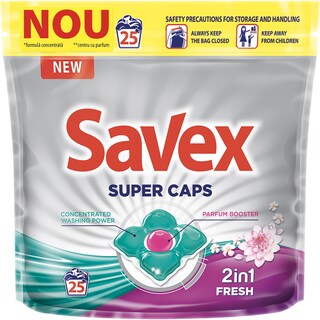 Savex | Detergent 2in1 Fresh, 25 capsule