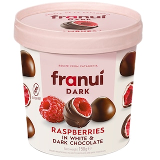 Franui | Zmeura in ciocolata alba si ciocolata amaruie 150g