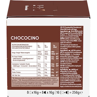 Nescafe | Dolce Gusto | Ciocolata calda Chococino, 16 capsule, 8 bauturi