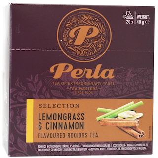Perla | Ceai rooibos cu lemongrass si scortisoara 20x2g