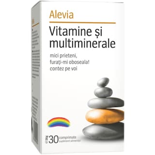 Alevia | Vitamine si Minerale esentiale 30 comprimate