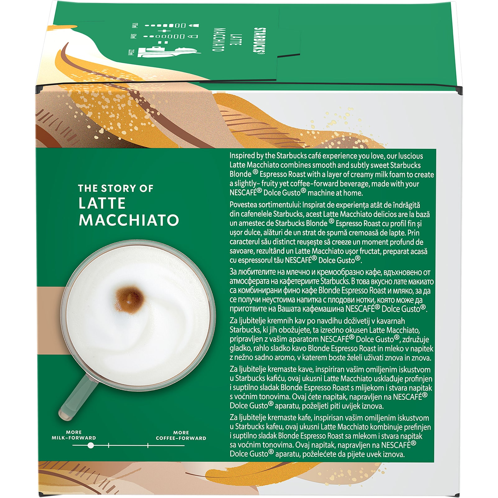 Starbucks | Cafea Latte Macchiato, 2x6 capsule | Mega-image