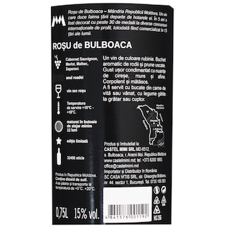 Castel Mimi | Vin rosu de Bulboaca 0.75L