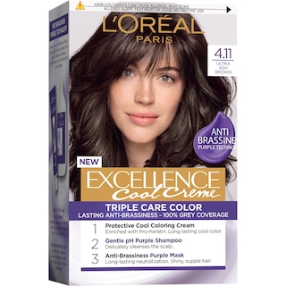 L'Oreal Paris | Vopsea pentru par 4.11 Ultra Ash Brown