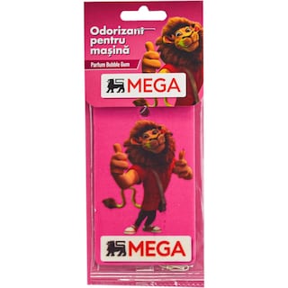 MEGA | Odorizant carton pentru masina, parfum Bubble Gum