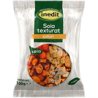 Inedit | Cuburi de soia 100g