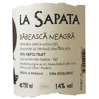 Crama Delta Dunarii | Vin rosu Babeasca Neagra 0.75L