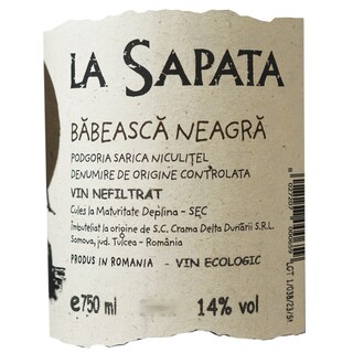 Crama Delta Dunarii | Vin rosu Babeasca Neagra 0.75L
