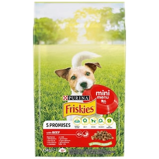 Friskies | Hrana uscata pentru caini adulti, cu pui si legume 1.5kg