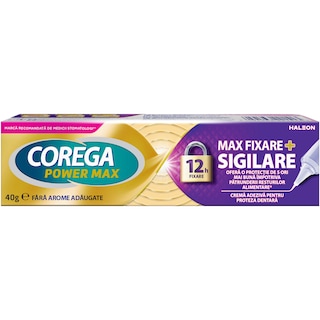 Corega | Crema adeziva pentru proteza dentara Max Sigilare 40g