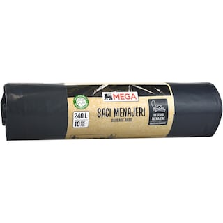 MEGA | Saci menajeri, 240L, 10 buc.