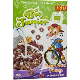 Bio Junior | Cereale ineluse cu cacao 210g