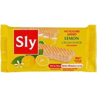 Sly | Napolitana cu crema de lamaie fara zahar 40g