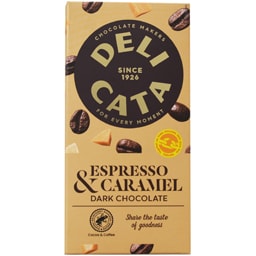 Ciocolata neagra espresso & caramel 90g