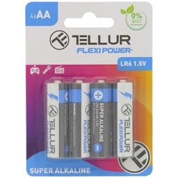 Baterie Flexi Power, super alcalina, AA LR6, 1.5V, 4 buc/set