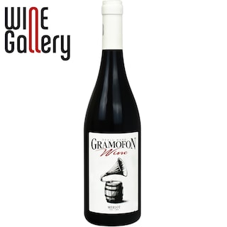 Gramofon | Vin rosu sec Merlot 0.75L