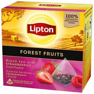 Lipton | Ceai negru cu aroma de fructe de padure 20x1.7g
